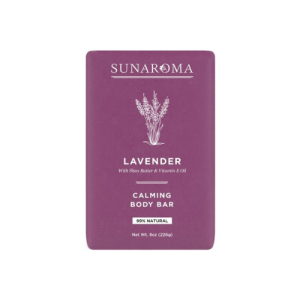 Sunaroma Lavender Soap w/ Shea Butter + Vit E Oil